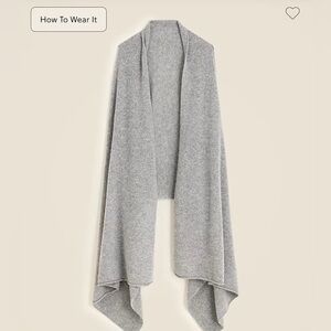 J.Crew Oversized cashmere wrap